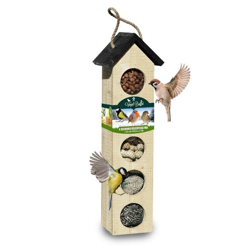 Bird-Buffet | Big Chalet feeder vogelhuis inclusief 500 gram voeding - Stera